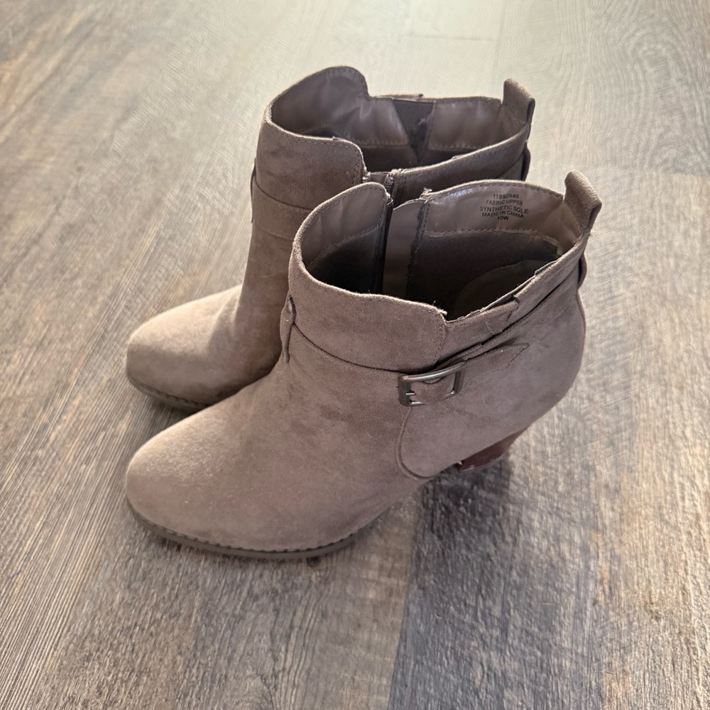 Torrid Taupe Ankle Booties
